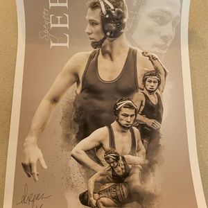 Signed Spencer Lee Poster